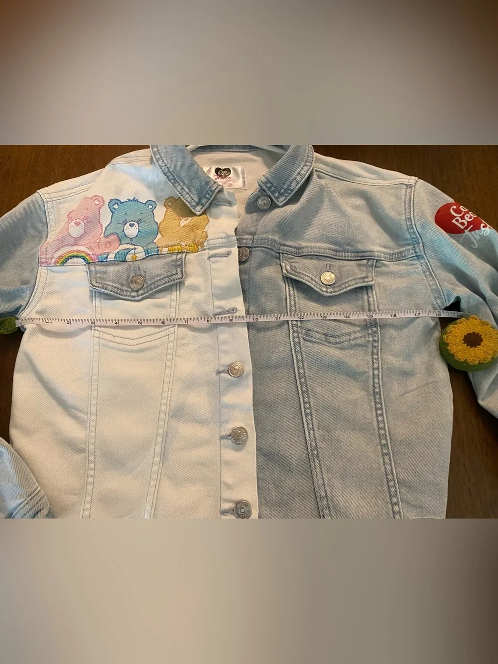 Justice Girls Care Bears Denim Jean Jacket